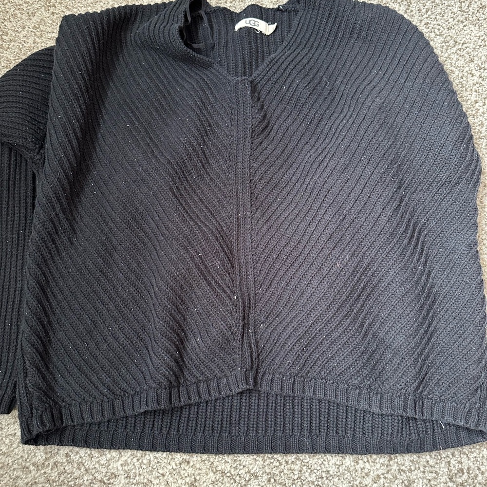 Cozy Black Knit Sweater